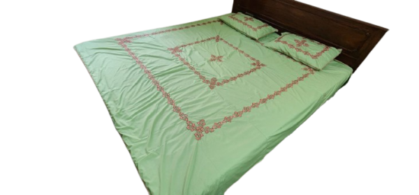 Embroidered Bedsheet King Size