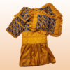 Stylish Yellow Linen Embroidery 3-Piece King Comforter Set Handmade wool Pillow latest design Cover (Copy) - Image 2
