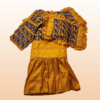 Stylish Yellow Linen Embroidery 3-Piece King Comforter Set Handmade wool Pillow latest design Cover (Copy)