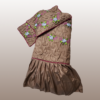Grayish Floral Bunch with Embroidery highlights Handmade wool Pillow latest design Cover - Image 2