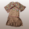 Grayish Floral Bunch with Embroidery highlights Handmade wool Pillow latest design Cover